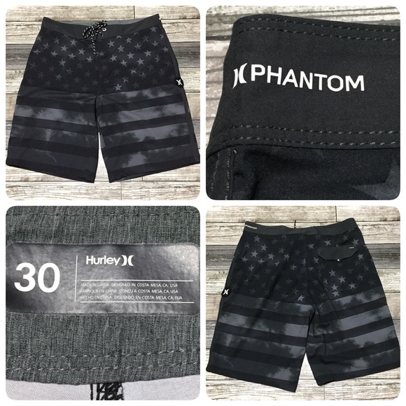 Hurley Shorts Hurley Phantom American Flag Boardshorts Mens 3